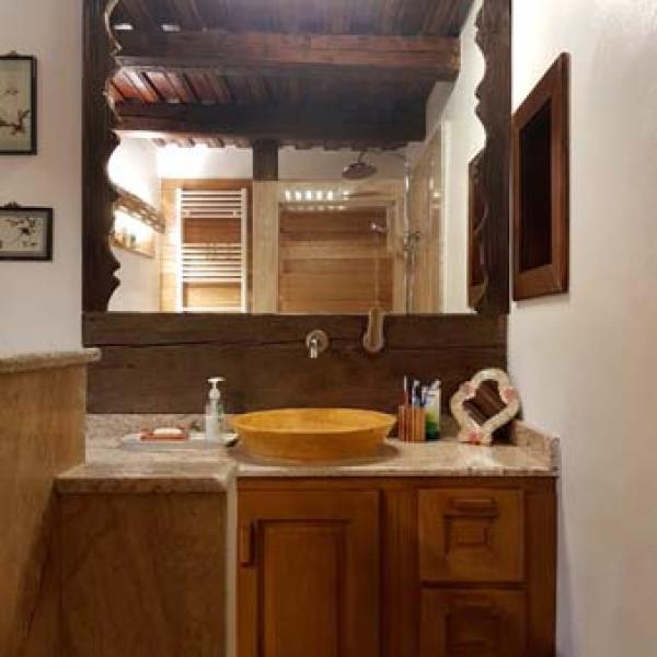Bathroom villa countryside romania